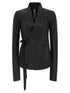Rick Owens Hollywood Leather Jacket Black