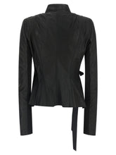 Rick Owens Hollywood Leather Jacket Black