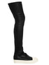 Rick Owens High Stocking Sneaks Boots White/black