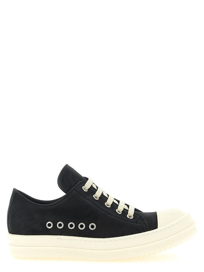 Rick Owens Extreme Low Sneaks Sneakers Black