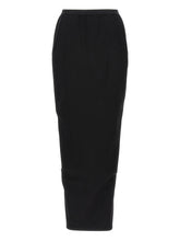 Rick Owens Soft Pillar Long Skirt Black