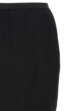 Rick Owens Soft Pillar Long Skirt Black