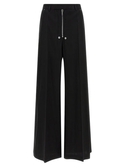 Rick Owens Tailored Wide Belas Pants Black