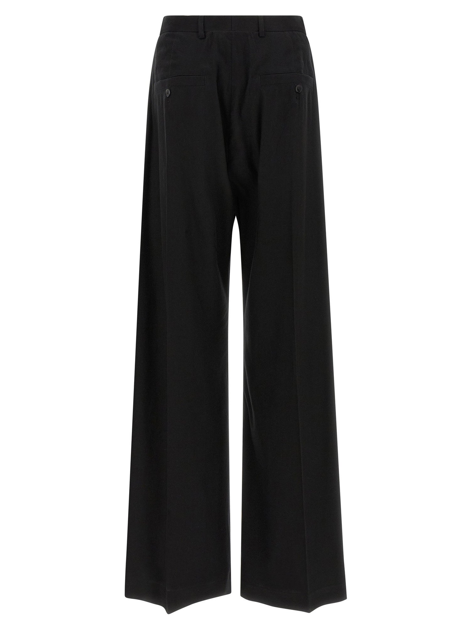 Rick Owens Tailored Wide Belas Pants Black