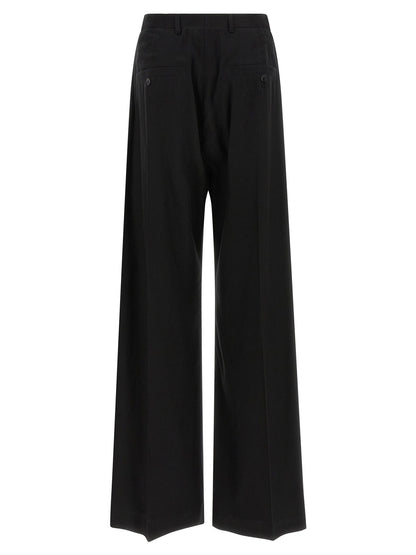 Rick Owens Tailored Wide Belas Pants Black