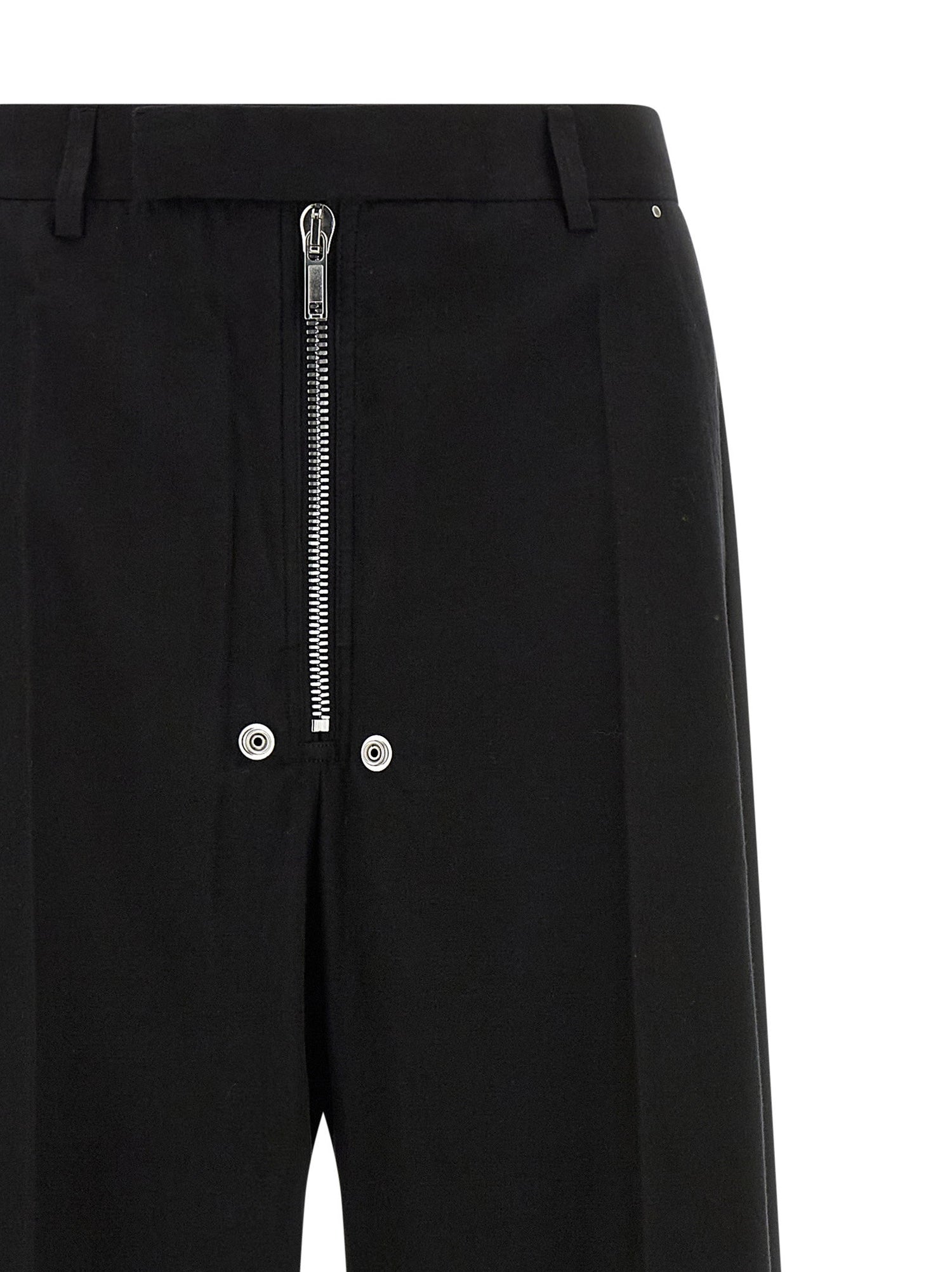 Rick Owens Tailored Wide Belas Pants Black