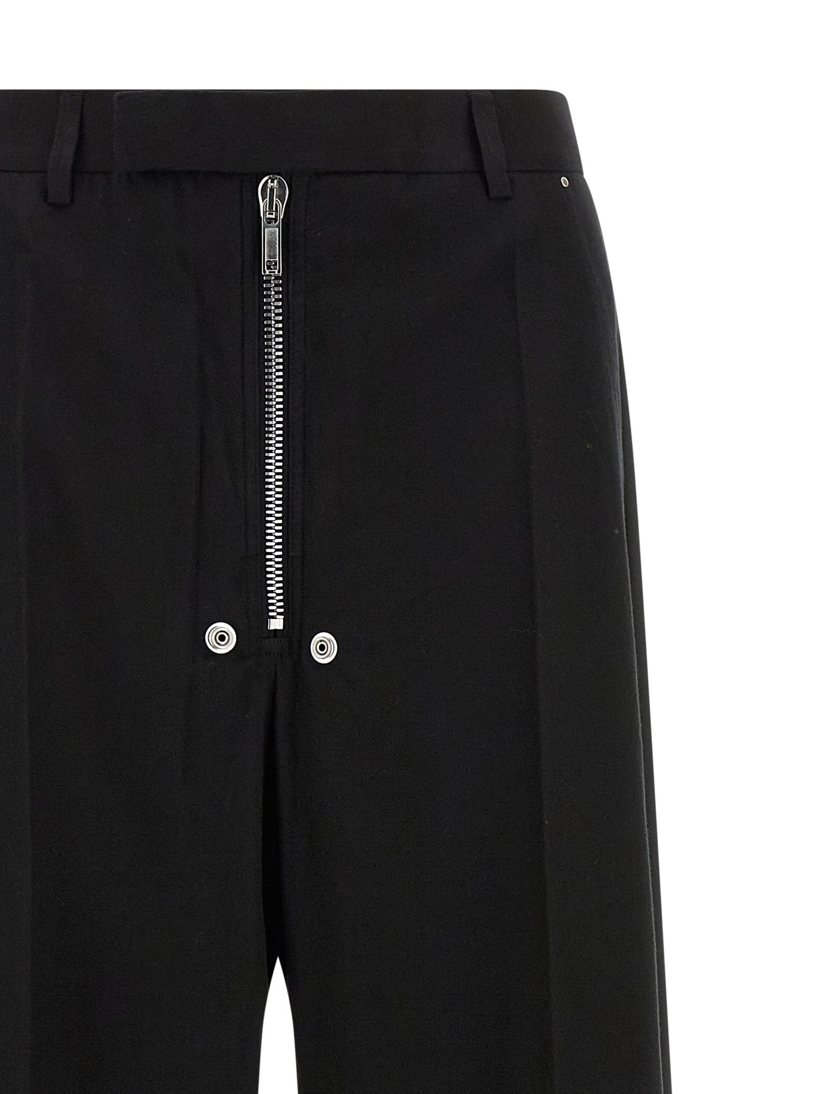 Rick Owens Tailored Wide Belas Pants Black