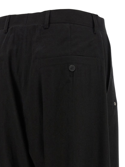 Rick Owens Tailored Wide Belas Pants Black