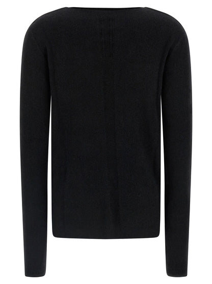 Rick Owens Ls Top Sweater Black