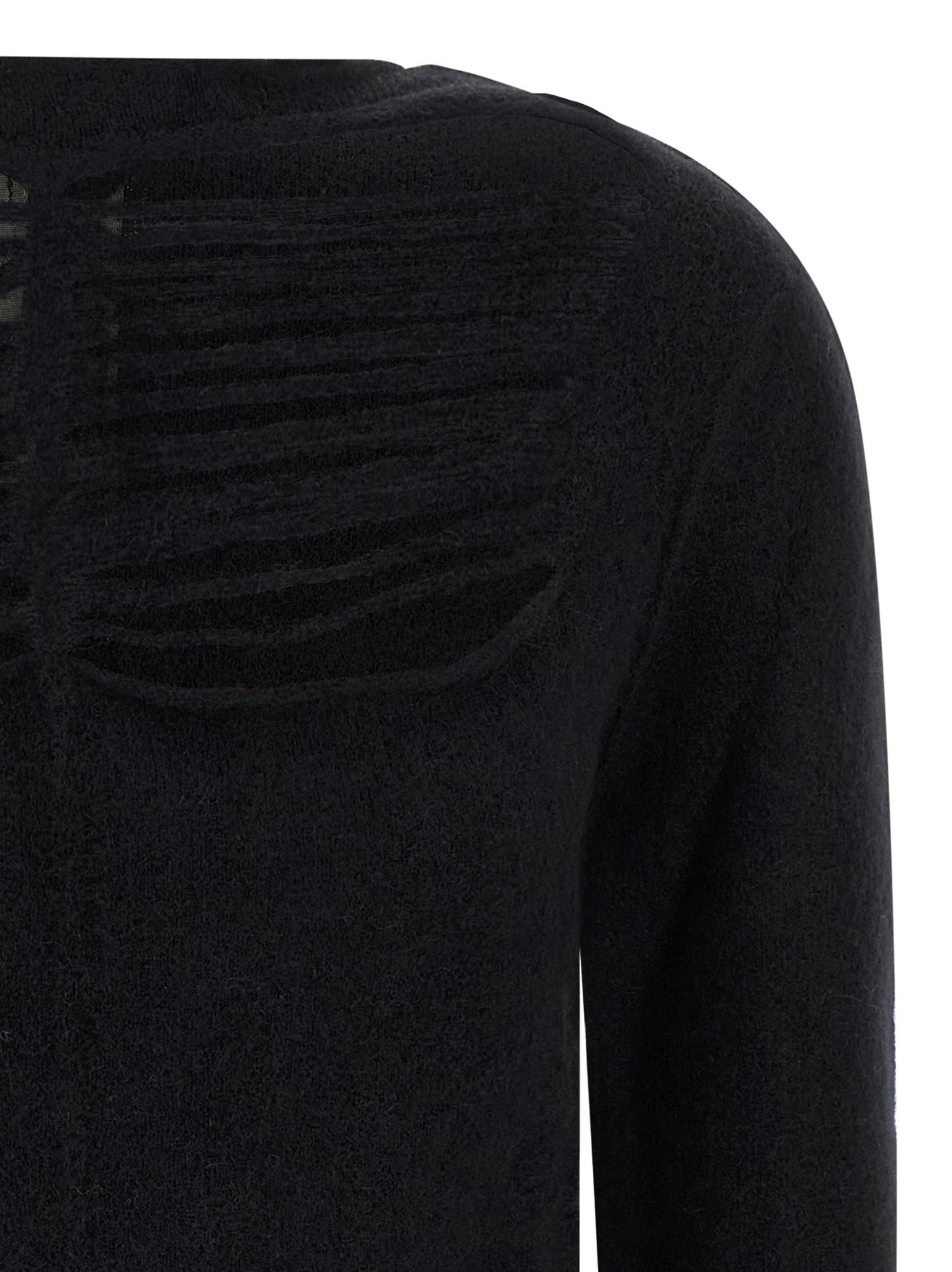 Rick Owens Ls Top Sweater Black