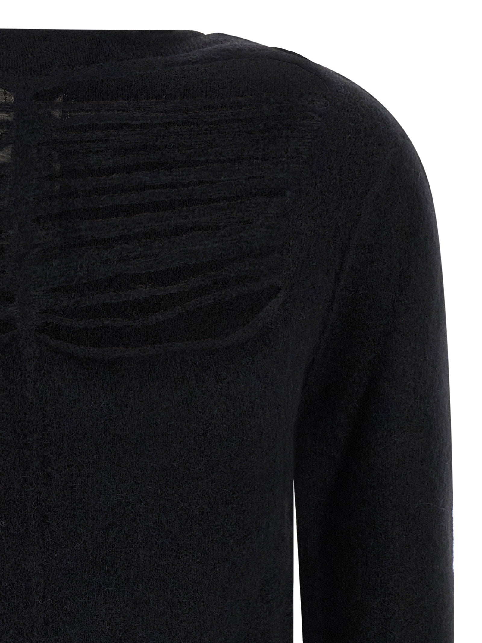 Rick Owens Ls Top Sweater Black