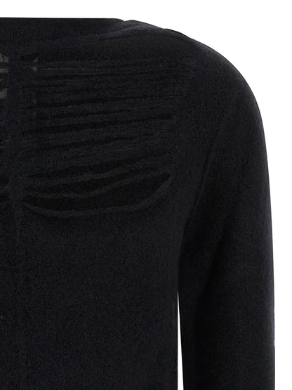 Rick Owens Ls Top Sweater Black