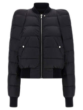 Rick Owens Duvet Flight Bomber Jacket Black