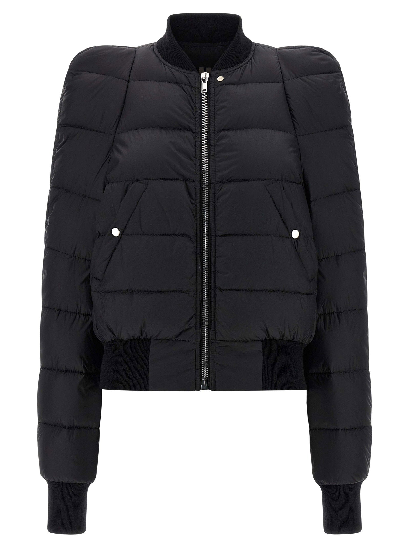 Rick Owens Duvet Flight Bomber Jacket Black