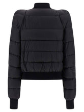 Rick Owens Duvet Flight Bomber Jacket Black