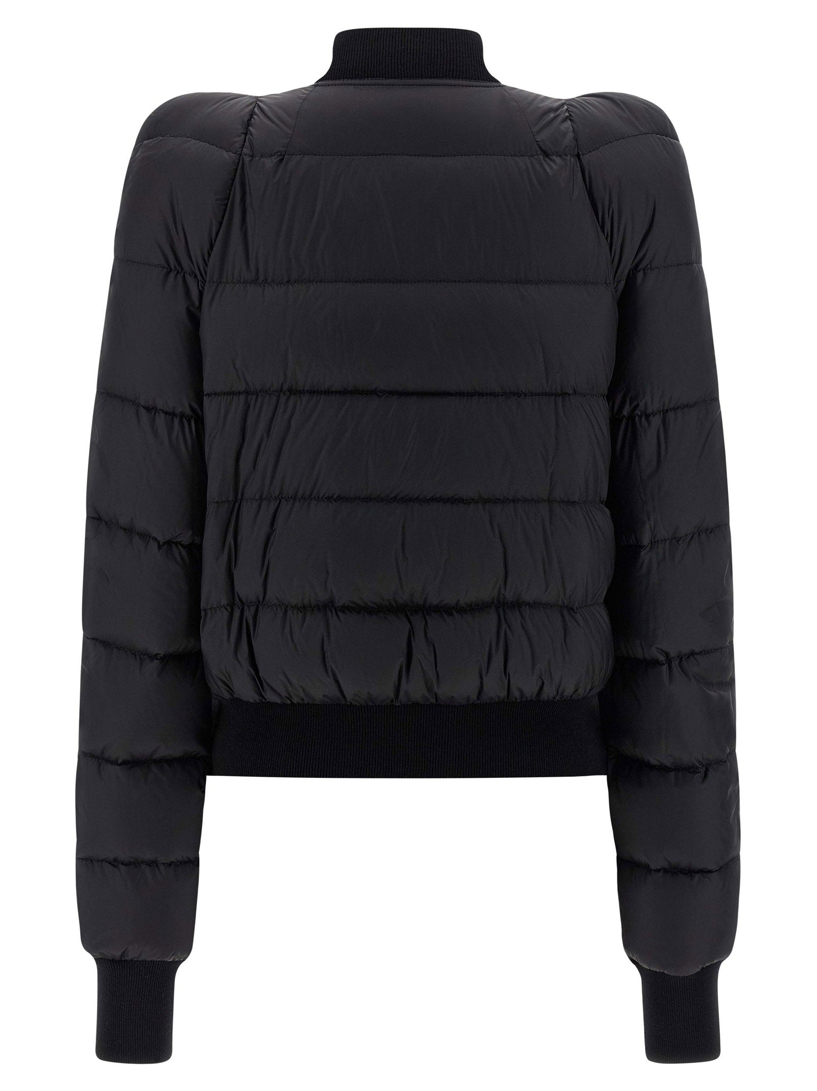 Rick Owens Duvet Flight Bomber Jacket Black