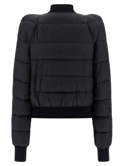 Rick Owens Duvet Flight Bomber Jacket Black