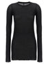 Rick Owens Rib Ls T T-shirt Black