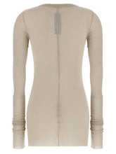 Rick Owens Rib Ls T T-shirt Beige