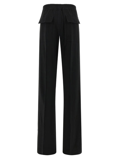 Rick Owens Dietrich Drawstring Pants Black