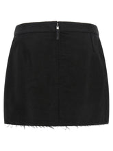Rick Owens Fog Cutoff Skirt Black