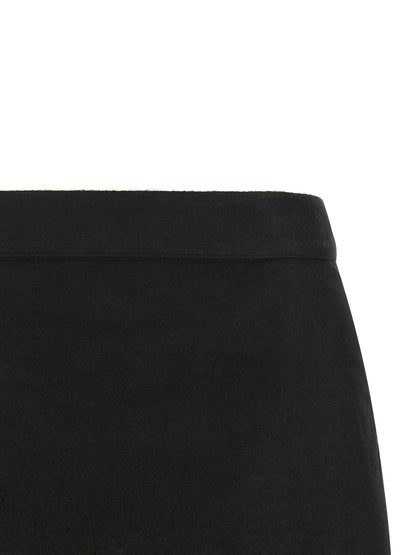 Rick Owens Fog Cutoff Skirt Black