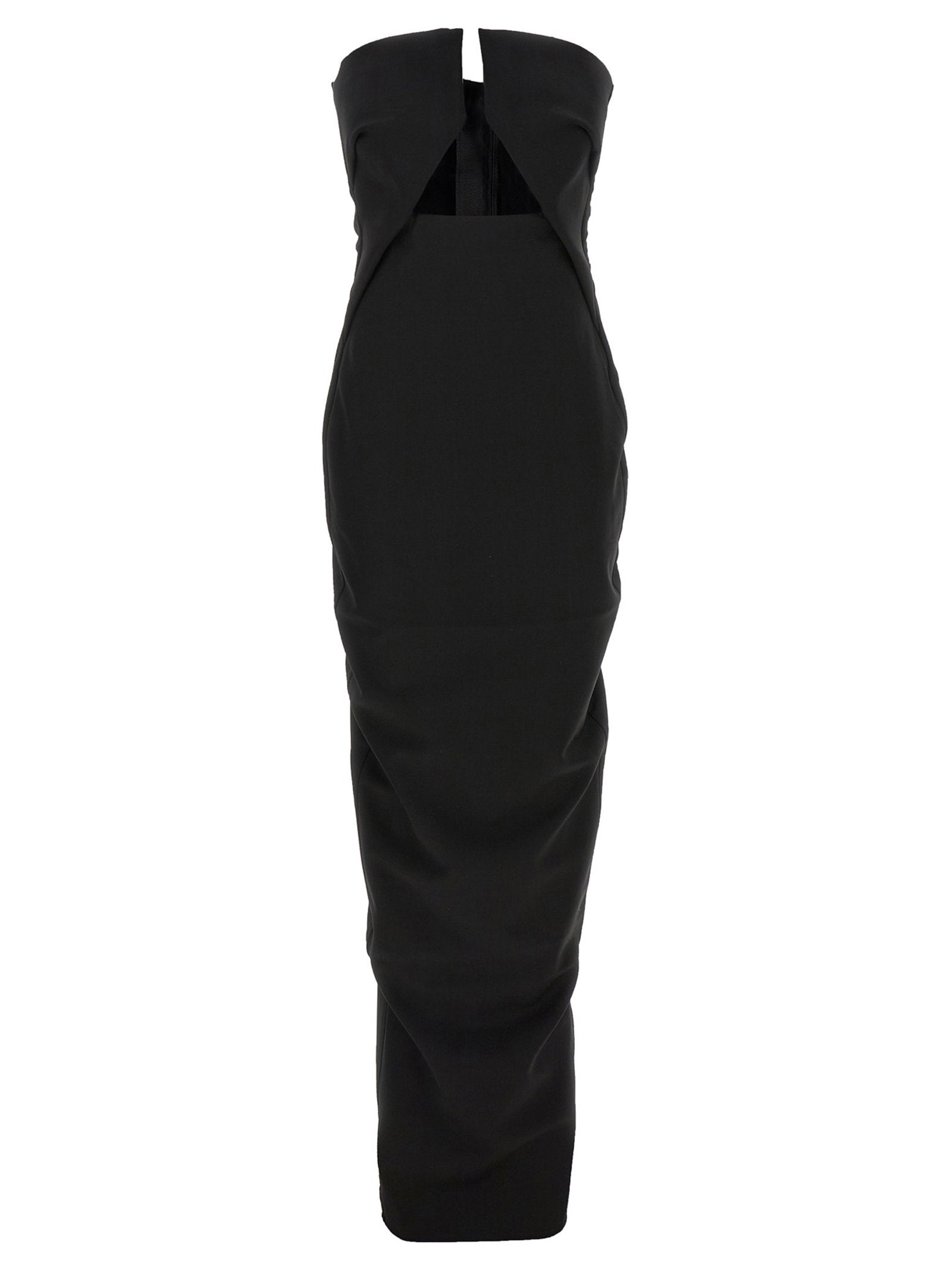 Rick Owens Prong Gown Dress Black