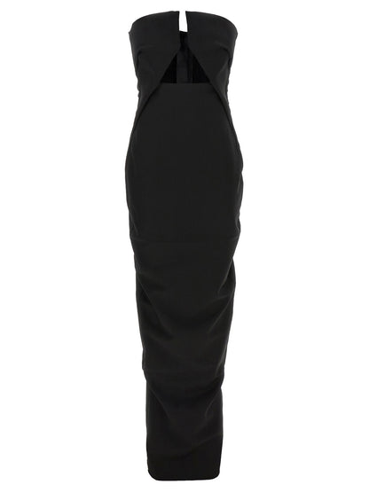 Rick Owens Prong Gown Dress Black