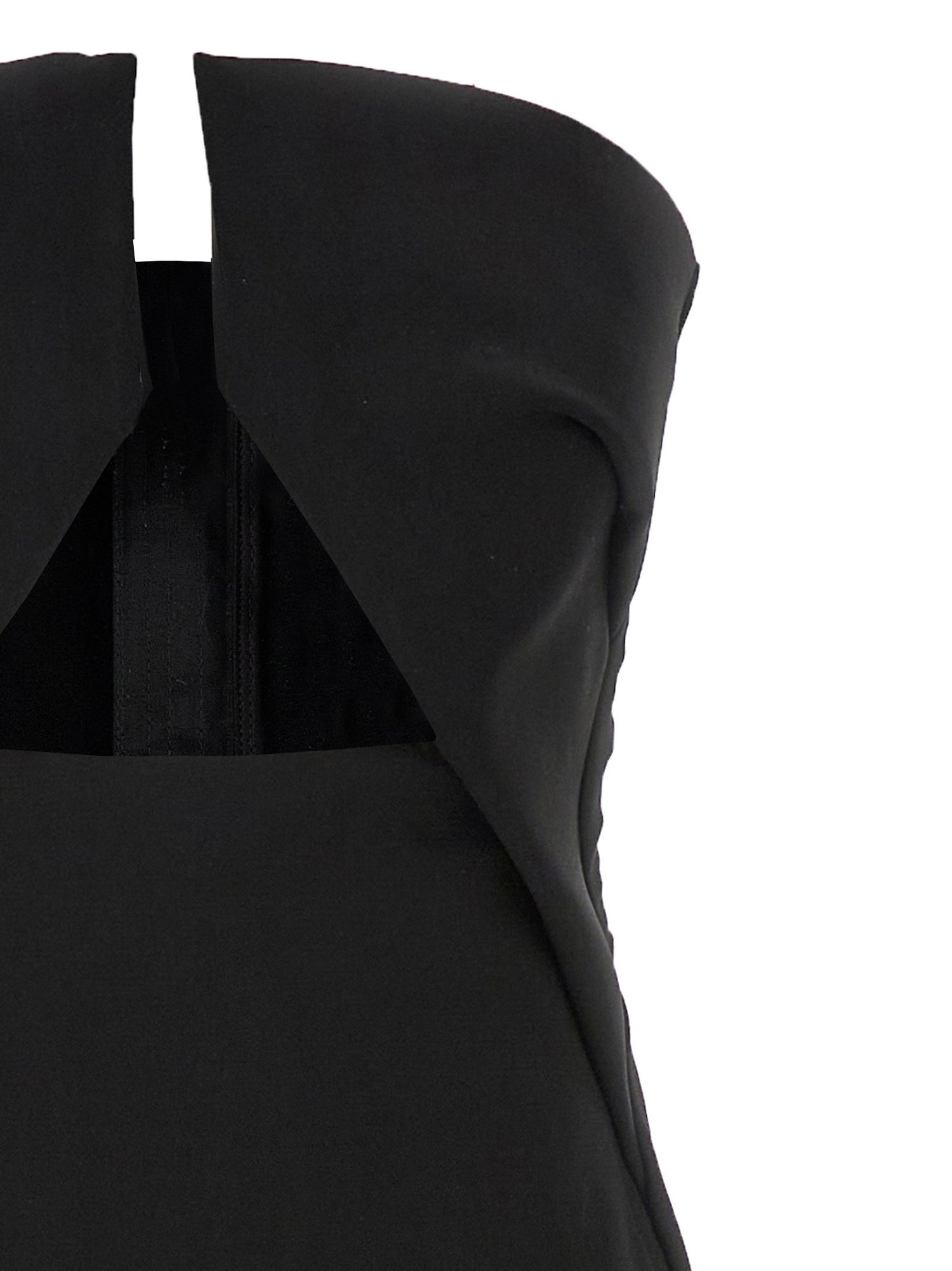 Rick Owens Prong Gown Dress Black