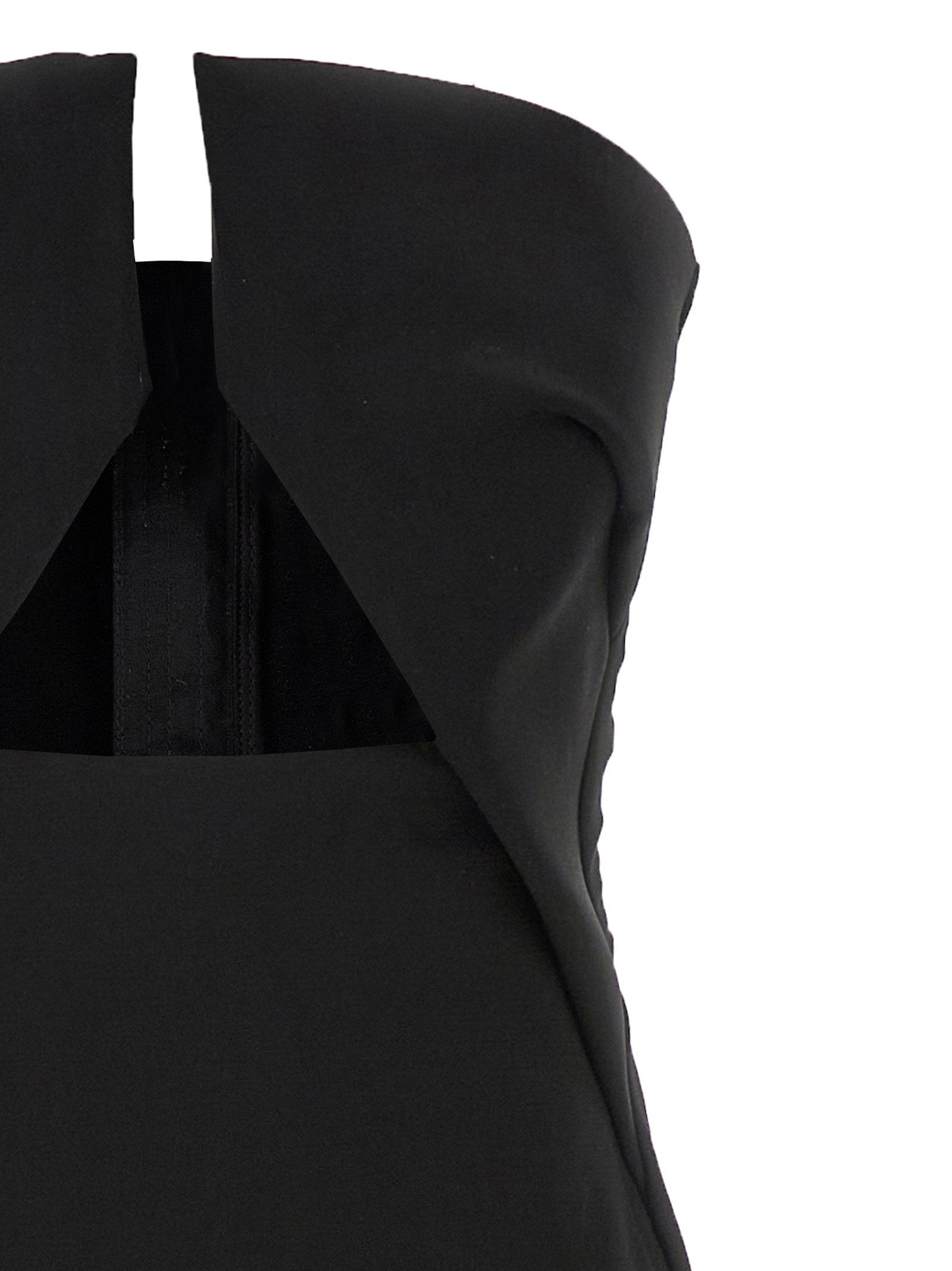 Rick Owens Prong Gown Dress Black