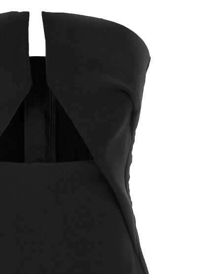 Rick Owens Prong Gown Dress Black