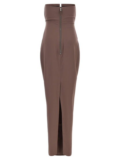 Rick Owens Prong Dress Brown