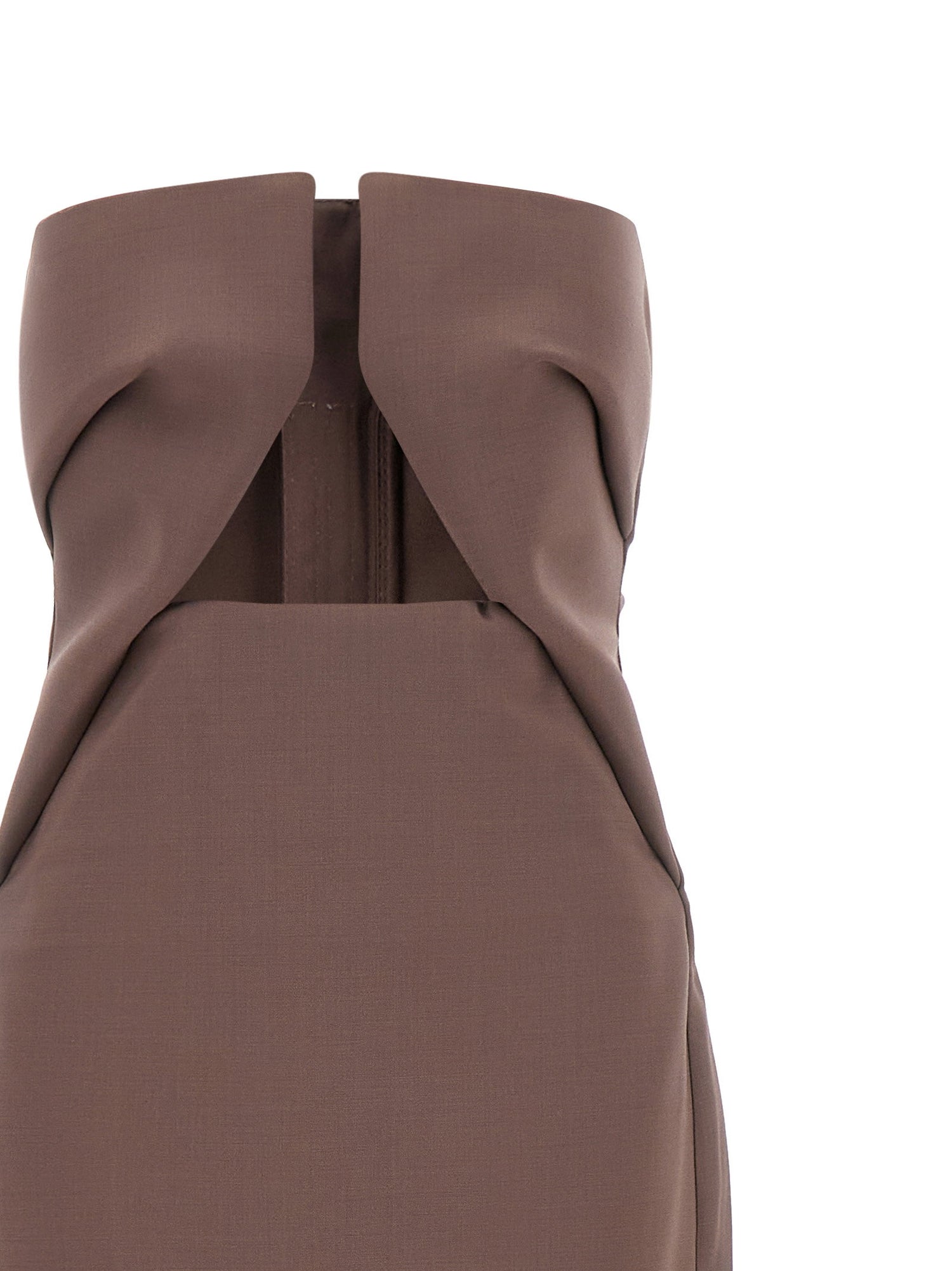 Rick Owens Prong Dress Brown