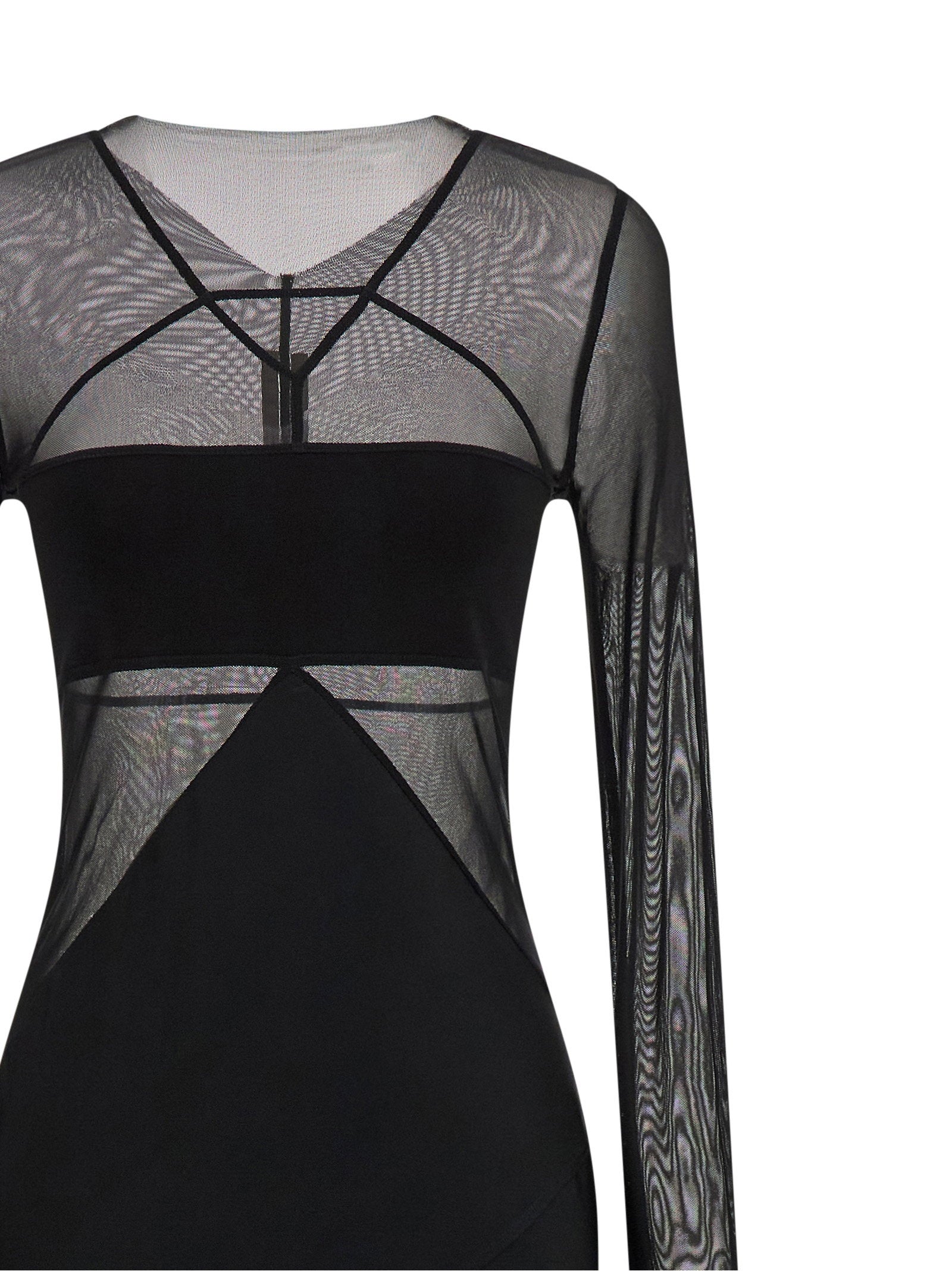 Rick Owens Combo Dress Black