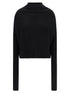 Rick Owens Ls Crater Sweater Black