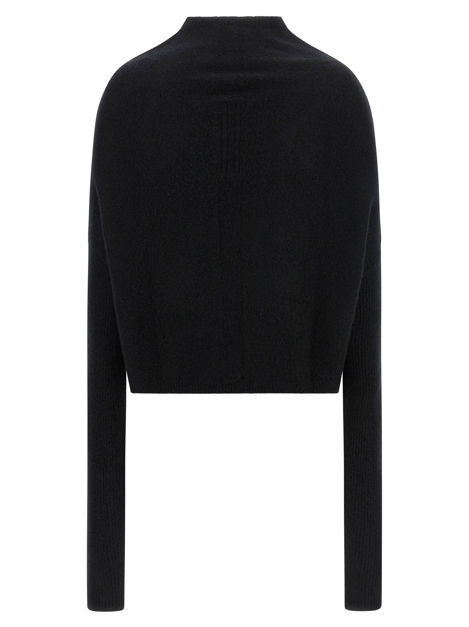 Rick Owens Ls Crater Sweater Black
