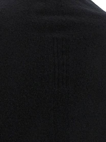 Rick Owens Ls Crater Sweater Black