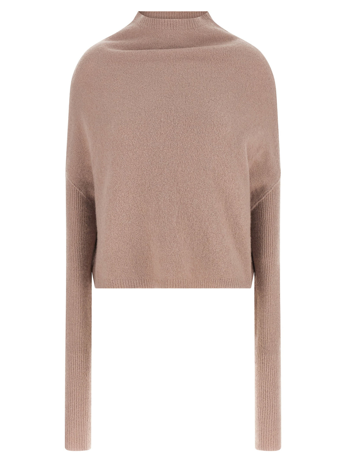 Rick Owens Ls Crater Sweater Pink