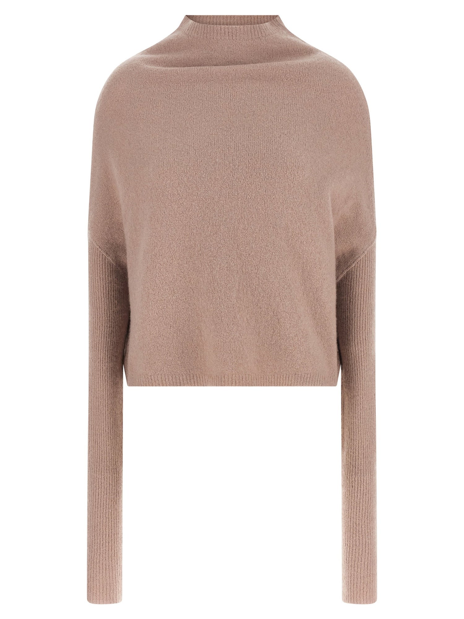 Rick Owens Ls Crater Sweater Pink