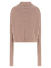 Rick Owens Ls Crater Sweater Pink