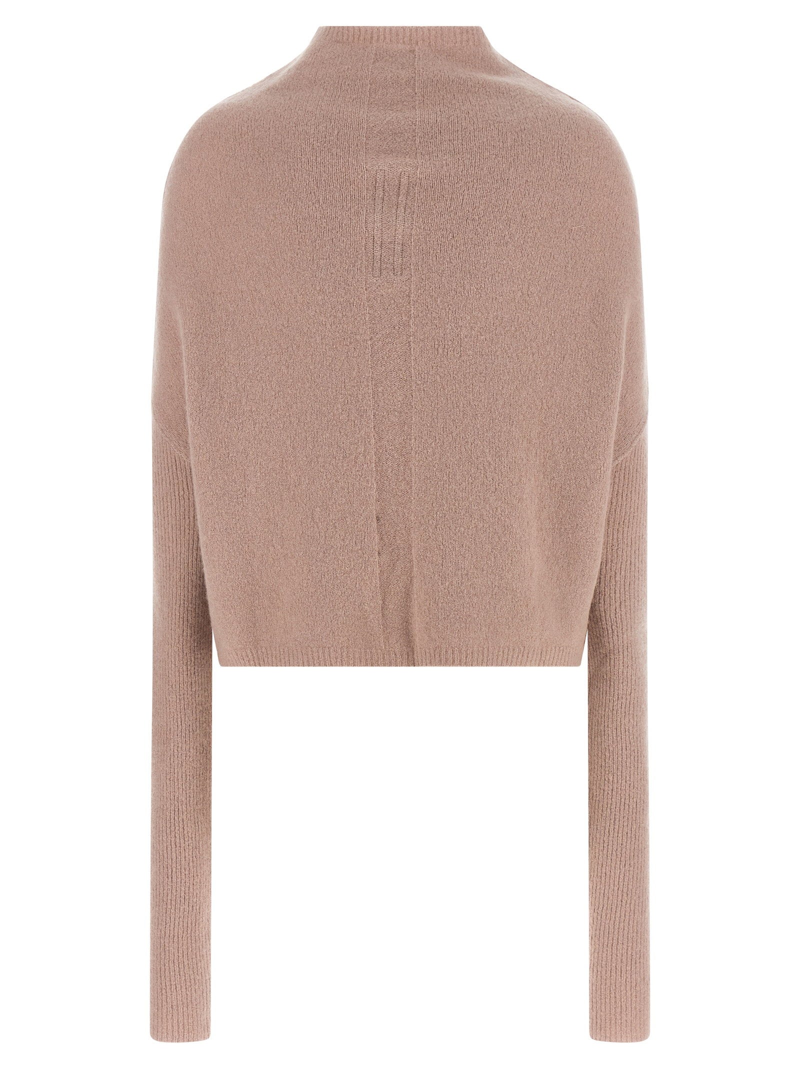 Rick Owens Ls Crater Sweater Pink