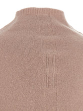 Rick Owens Ls Crater Sweater Pink