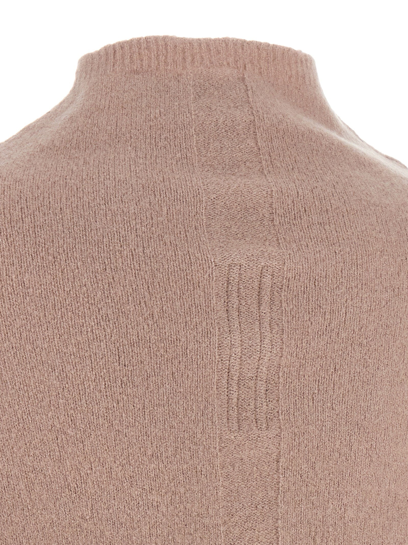 Rick Owens Ls Crater Sweater Pink