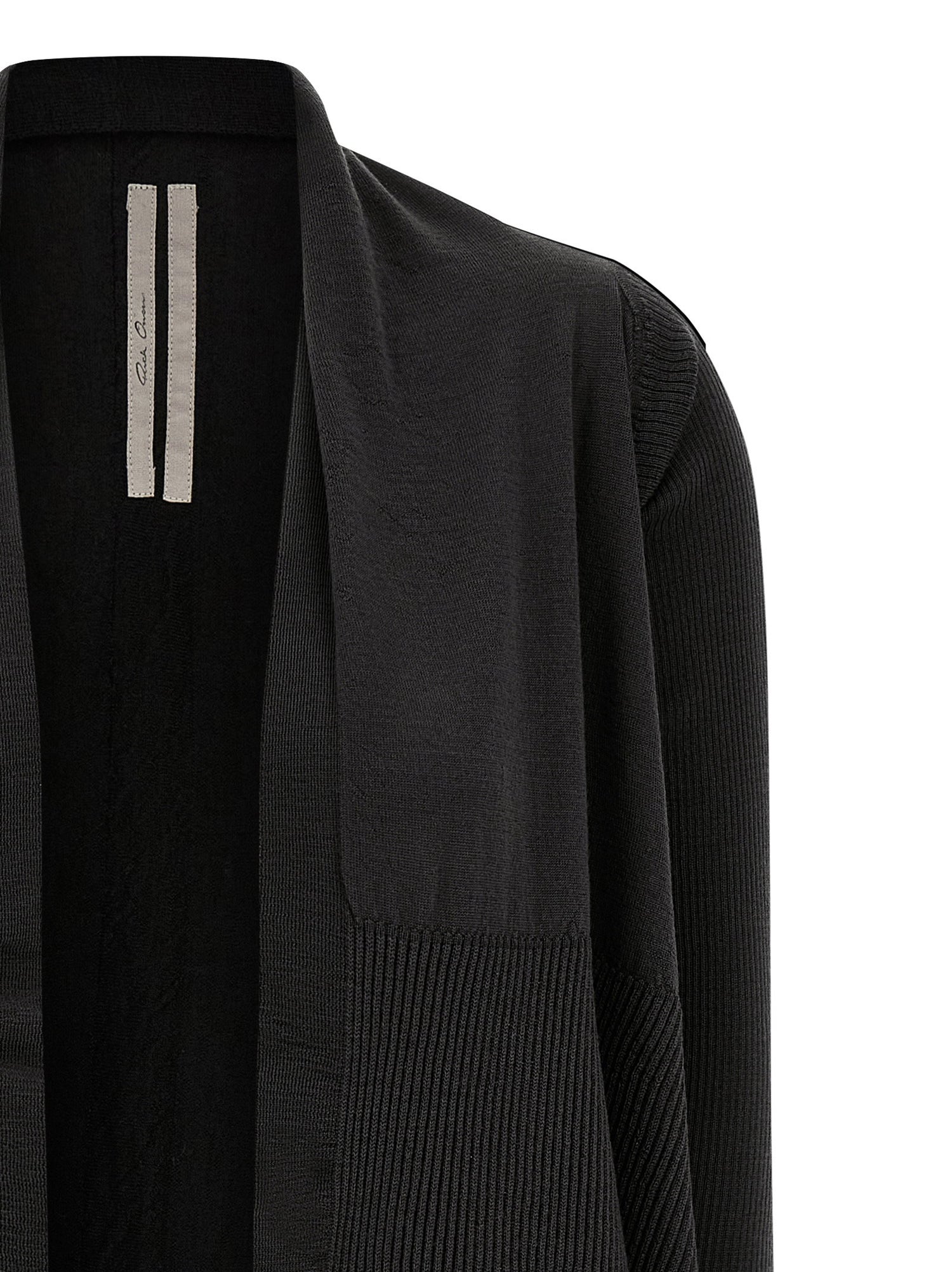 Rick Owens Medium Wrap Cardigan Black