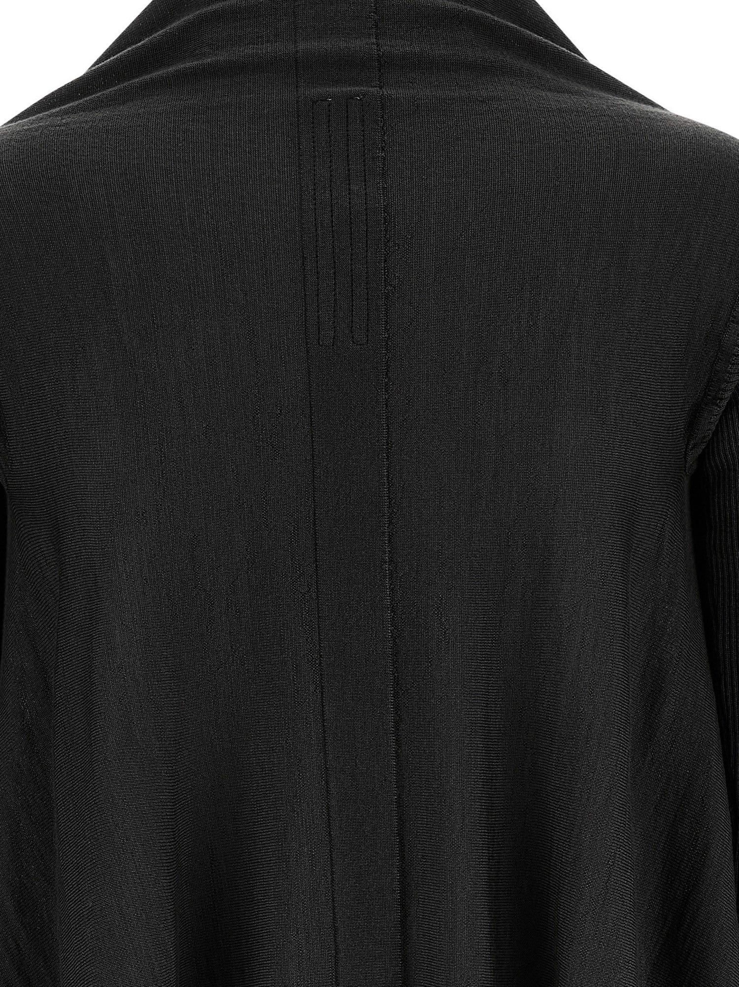 Rick Owens Medium Wrap Cardigan Black