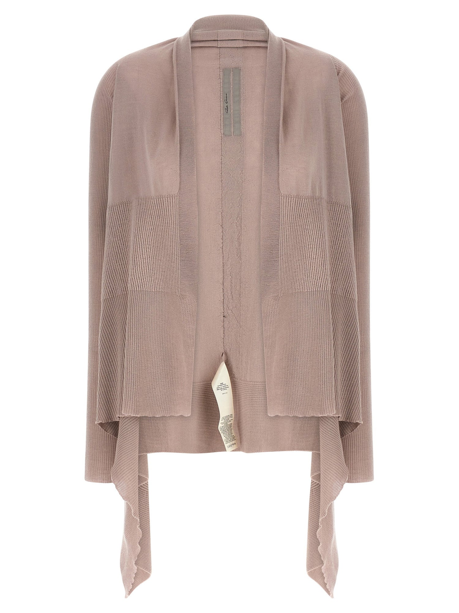 Rick Owens Medium Wrap Cardigan Pink