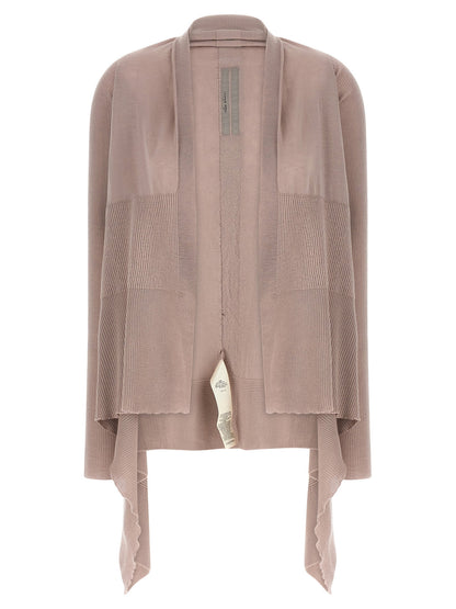 Rick Owens Medium Wrap Cardigan Pink