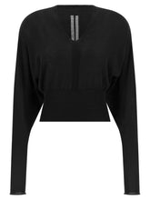 Rick Owens V Cropped Top Black