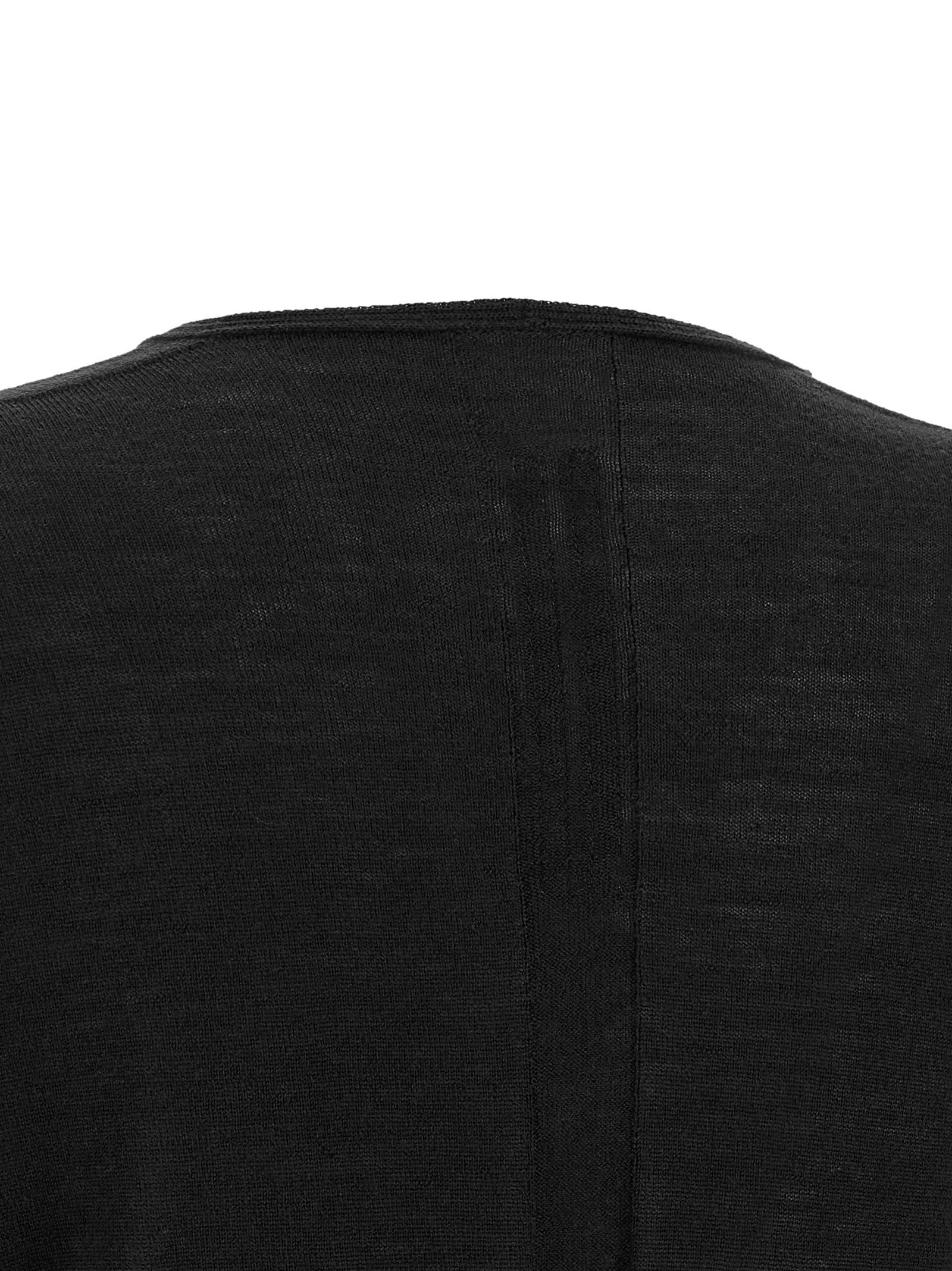 Rick Owens V Cropped Top Black