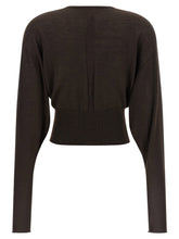 Rick Owens V Cropped Top Brown